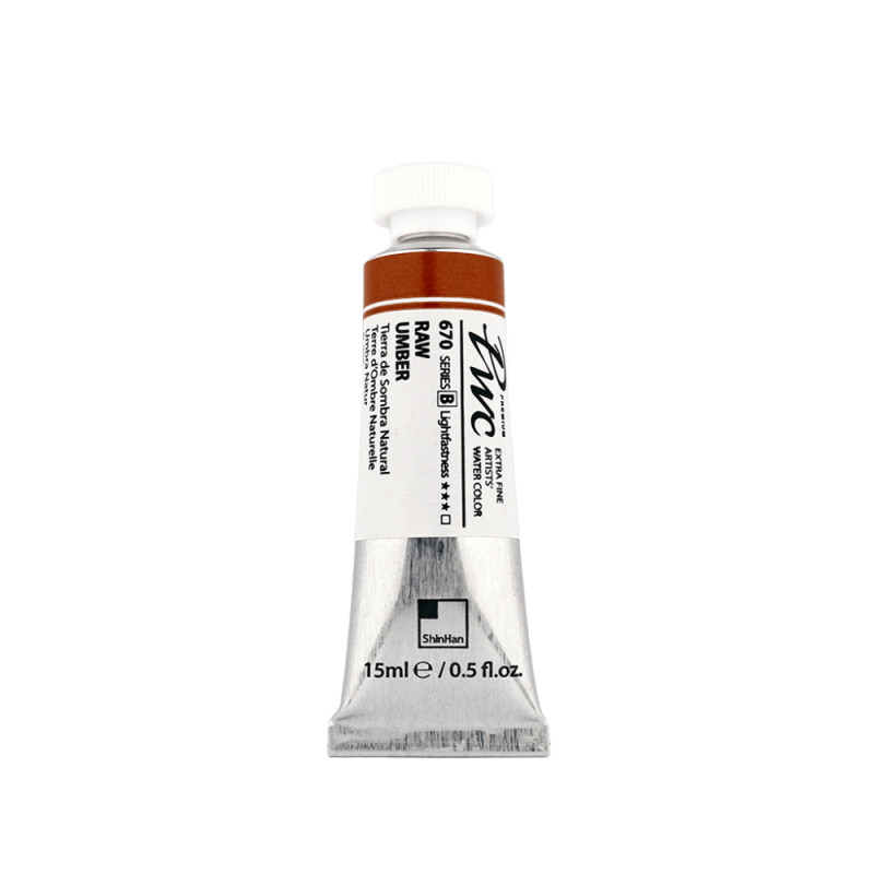 Terre d'ombre naturelle - aquarelle PWC Tube 15ml ShinHan