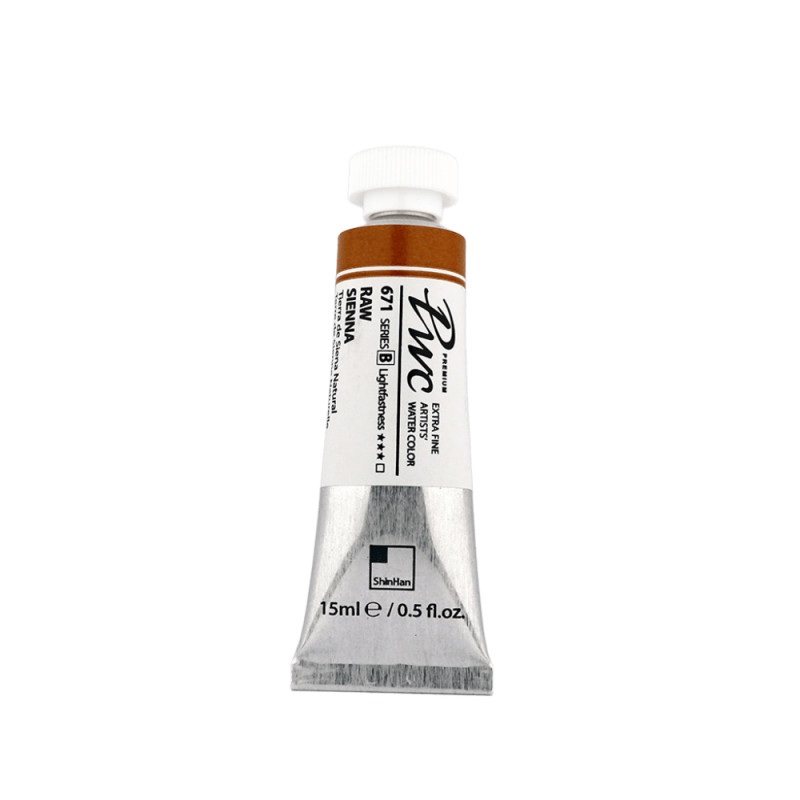 Terre de Sienne naturelle - aquarelle PWC Tube 15ml ShinHan