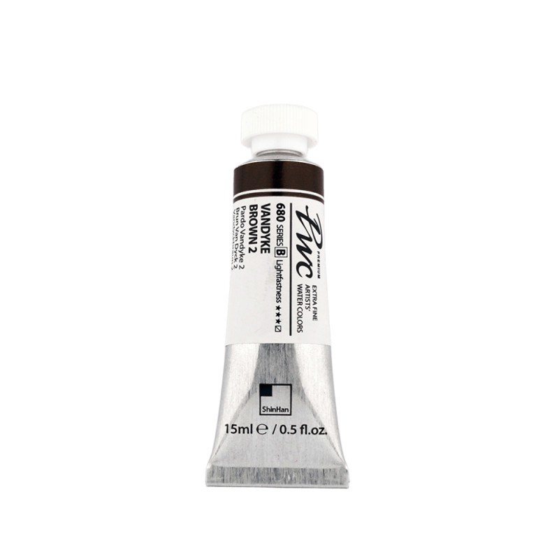 Brun Van Dyke 2 - aquarelle PWC Tube 15ml ShinHan