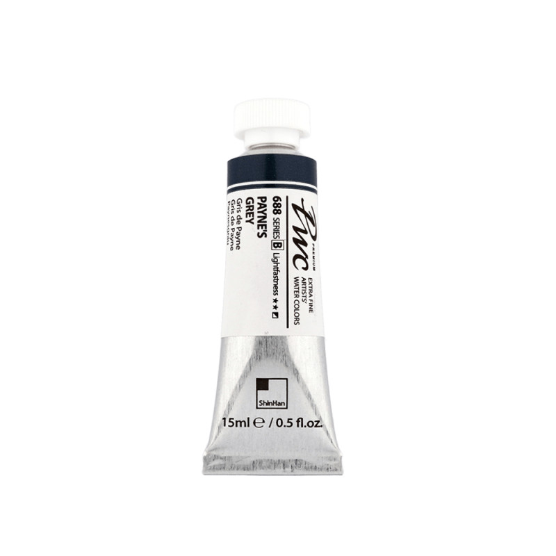 Gris de Payne - aquarelle PWC Tube 15ml ShinHan