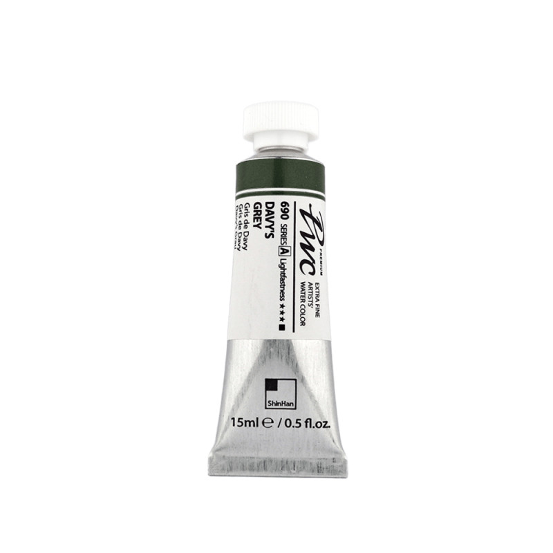 Gris de Davy - aquarelle PWC Tube 15ml ShinHan