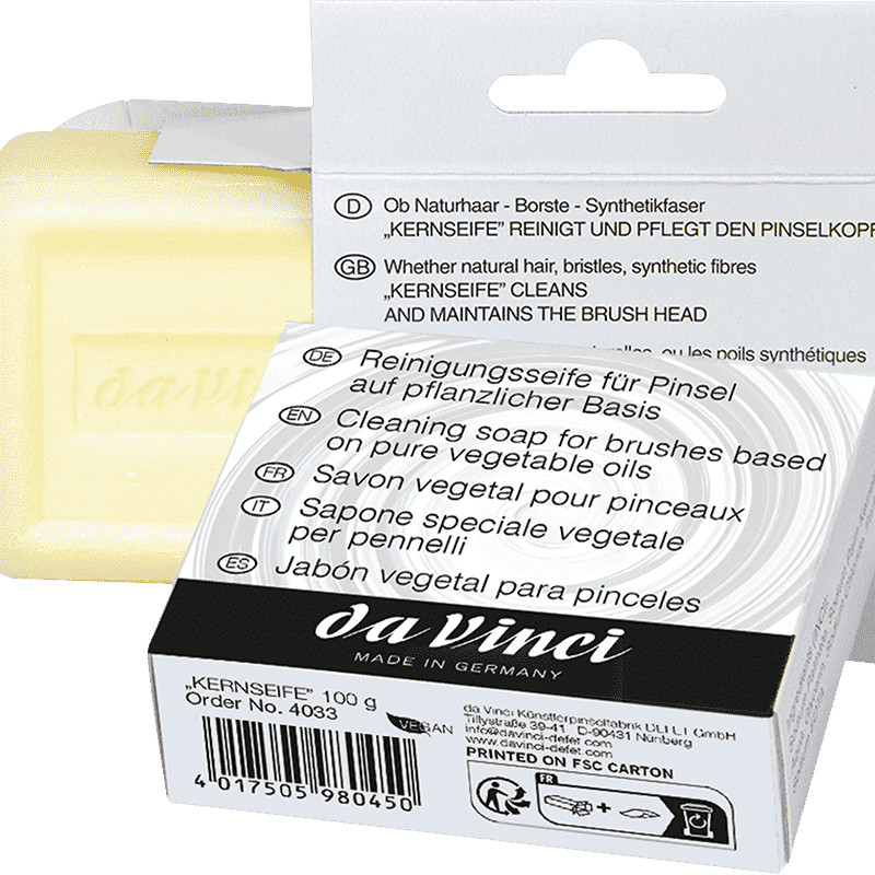 Savon 100 gr emballage papier Da Vinci 