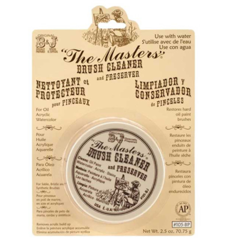 Nettoyant pour pinceaux grand format sous blister 