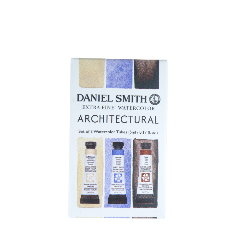Set Architecture 3 tubes 5 ml aquarelle extra-fine Daniel Smith