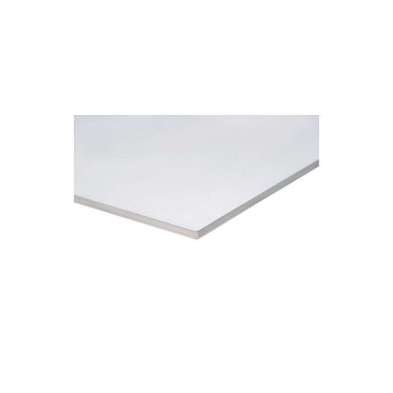 Carton plume 50x65 épaisseur 3 mm Kapa-Line 2 faces satinées