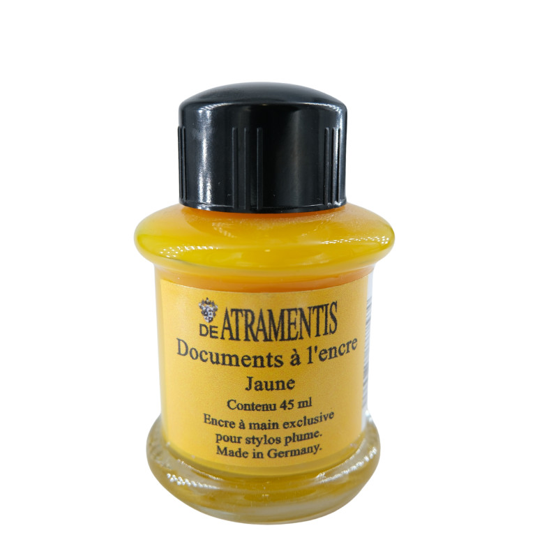 Jaune - Encre documentaire pour stylo-plume 45 ml De Atramentis