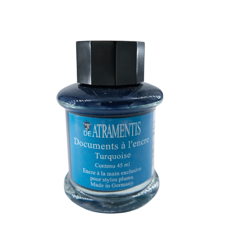 Turquoise - Encre documentaire pour stylo-plume 45 ml De Atramentis