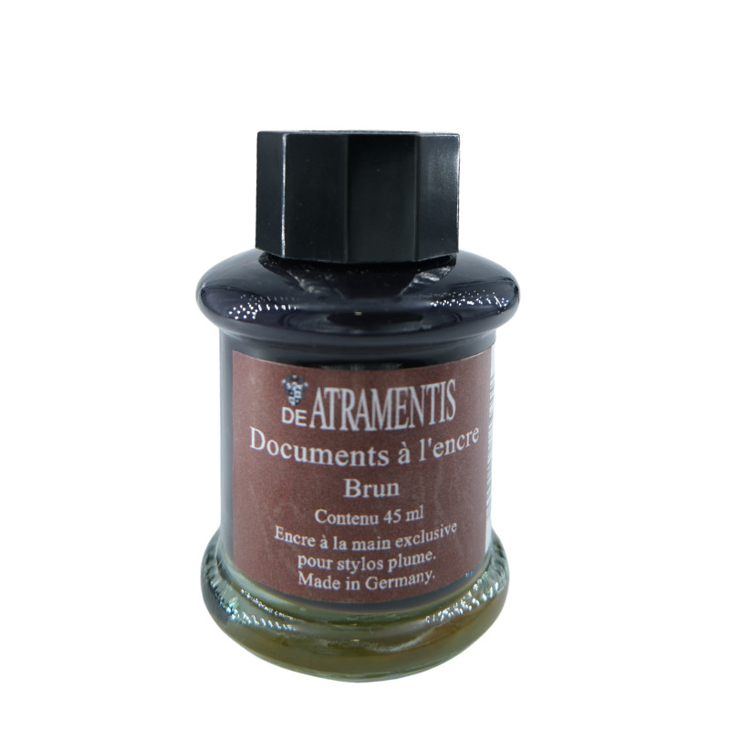 Brun - Encre documentaire pour stylo-plume 45 ml De Atramentis
