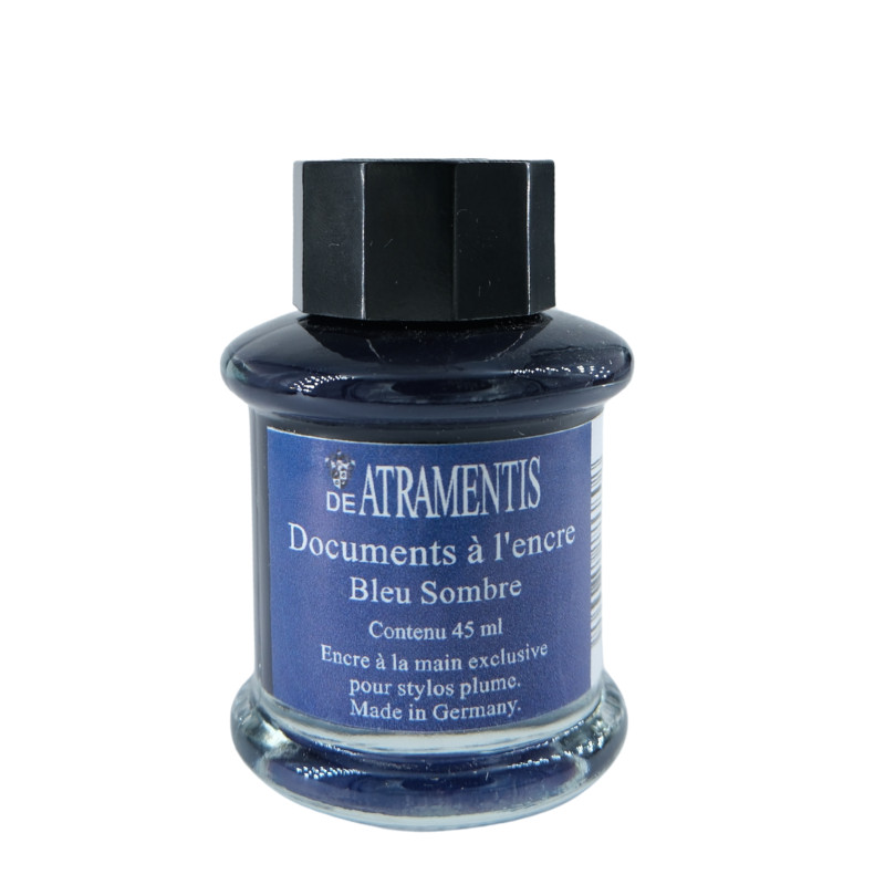 Bleu sombre - Encre documentaire pour stylo-plume 45 ml De Atramentis