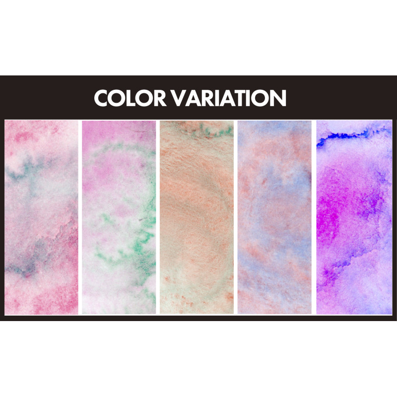 Coffret teintes granulation 5 godets japonais aquarelle Gansai Tambi Kuretake