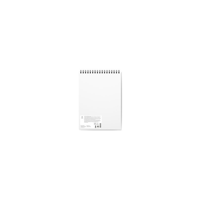Album spiralé 25% coton 22,9x30,5 300g 12f grain fin Watercolour Winsor&Newton