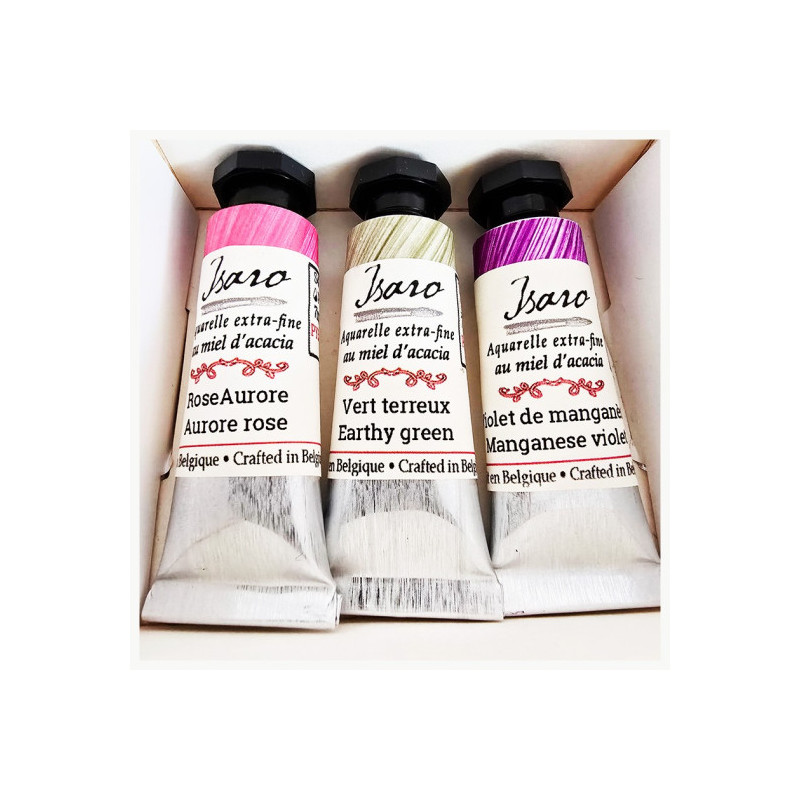 Coffret Primavera 3 tubes 7ml aquarelle extra-fine Isaro