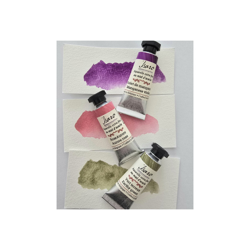 Coffret Primavera 3 tubes 7ml aquarelle extra-fine Isaro