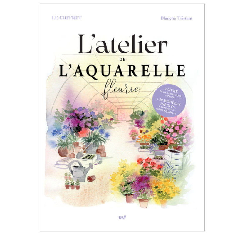 L'atelier de l'aquarelle fleurie, Blanche Tristant @leaubleue