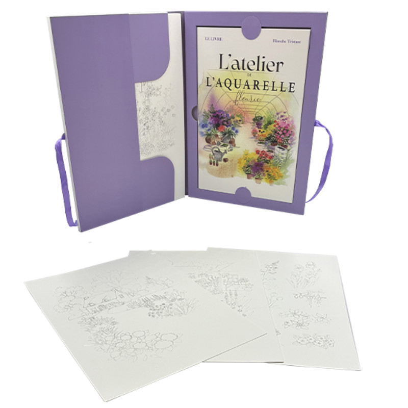 L'atelier de l'aquarelle fleurie, Blanche Tristant @leaubleue