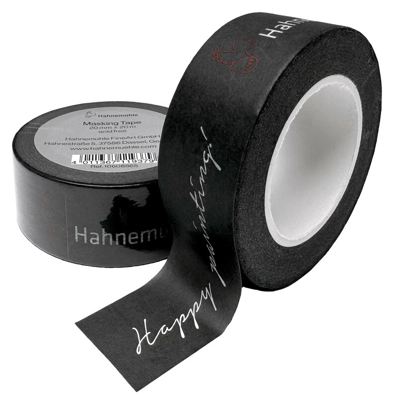 Ruban de masquage noir 20mm X 20m Hanemühle