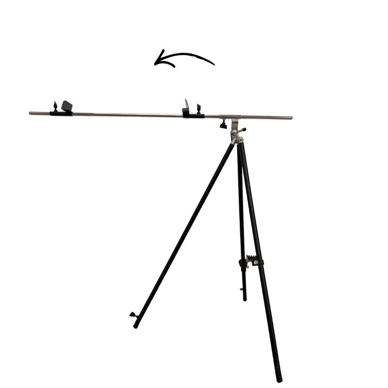 Chevalet de campagne en aluminiumavec rotule