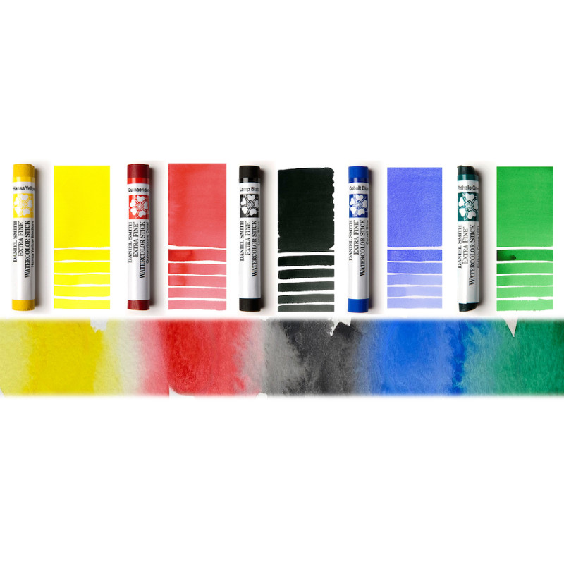 Set Mélange de base 5 sticks aquarelle avec étui Daniel Smith