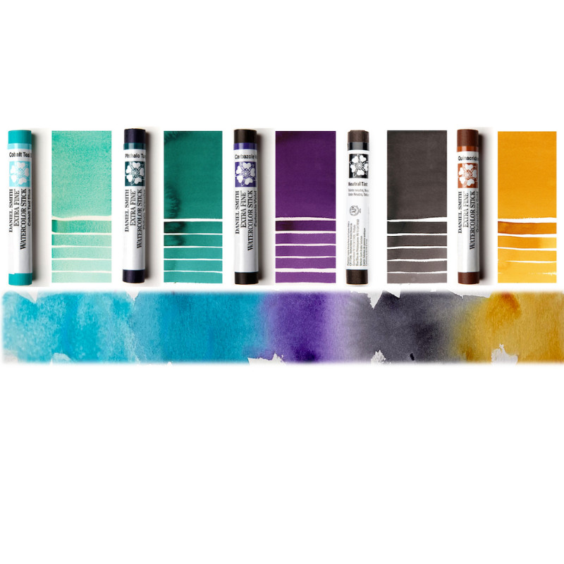 Set Paysages aquatiques 5 sticks aquarelle avec étui Daniel Smith
