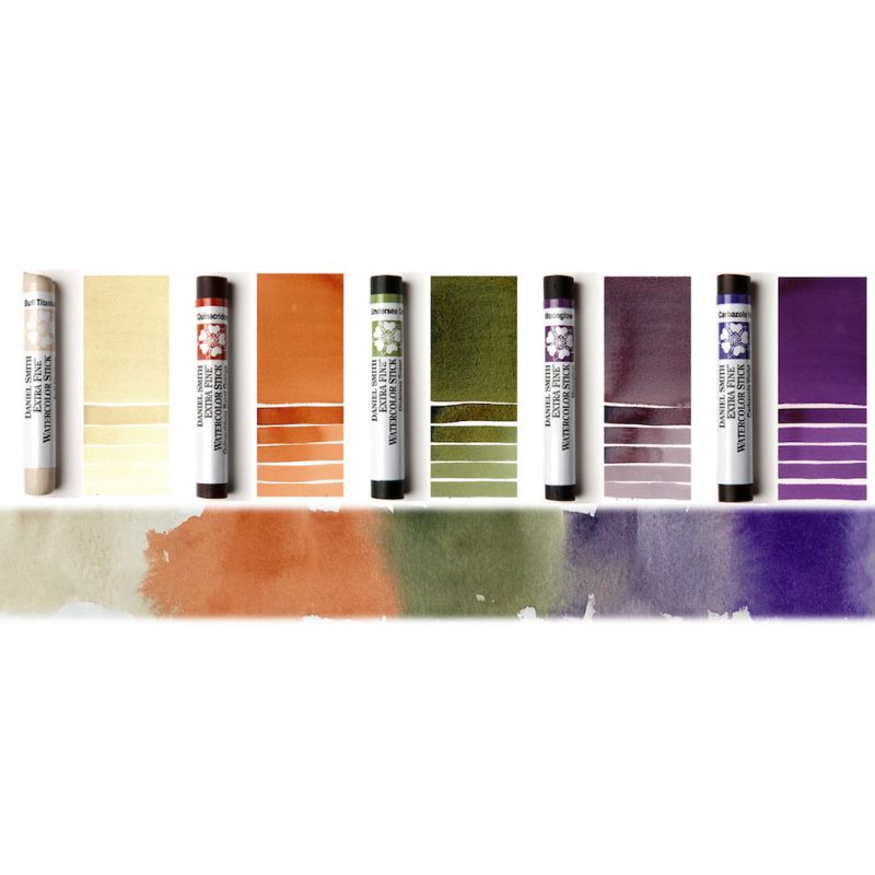 Set de mélange secondaire amélioré 5 sticks aquarelle avec étui Daniel Smith