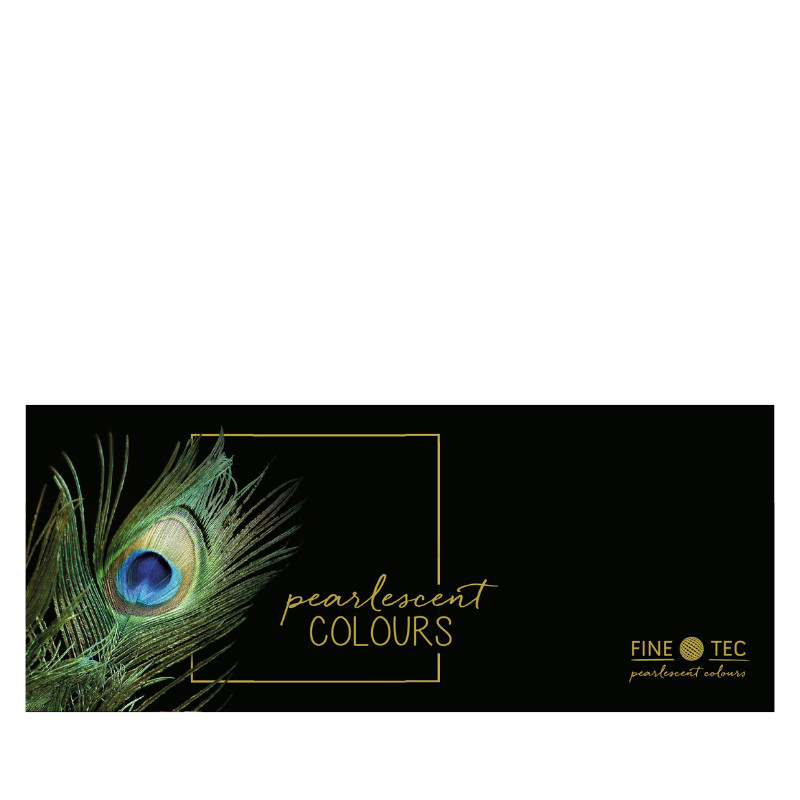 Coffret 12 godets clipsables aquarelle nacrée Finetec
