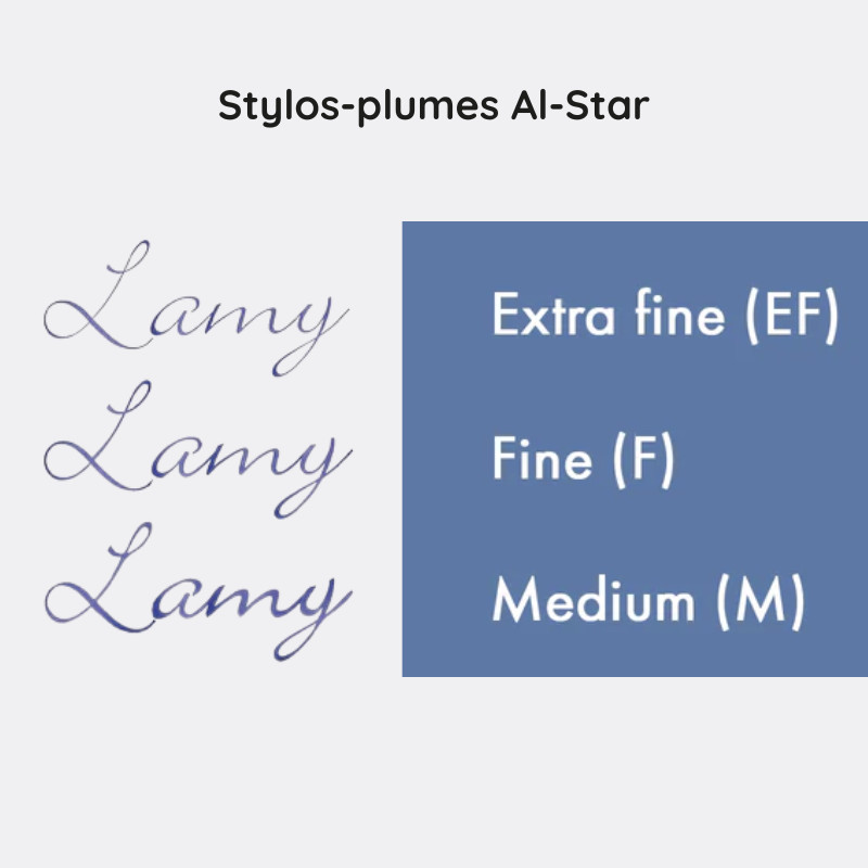 Stylo-plume Al-star violet Médium Lamy