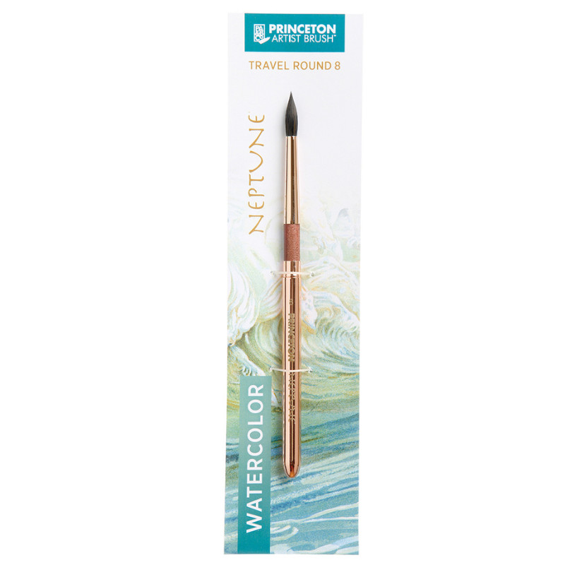 Pinceau de voyage rond Neptune 4750TR Princeton n°8