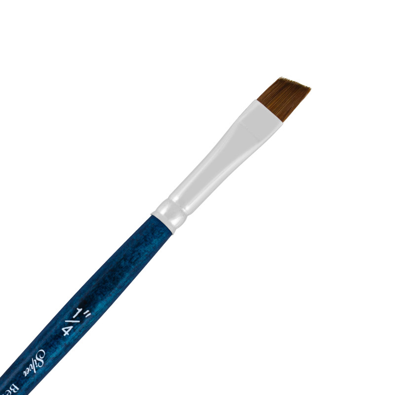 Pinceau aquarelle biseauté BelleAqua série 2706S Silver n°3/8