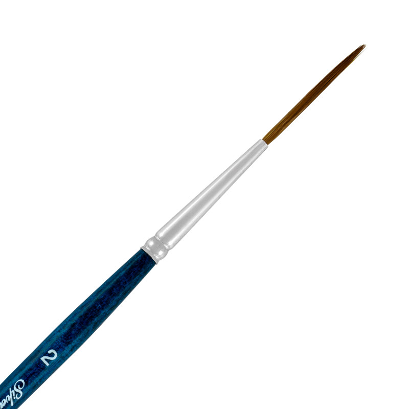 Pinceau aquarelle traceur BelleAqua série 2707S Silver n°0