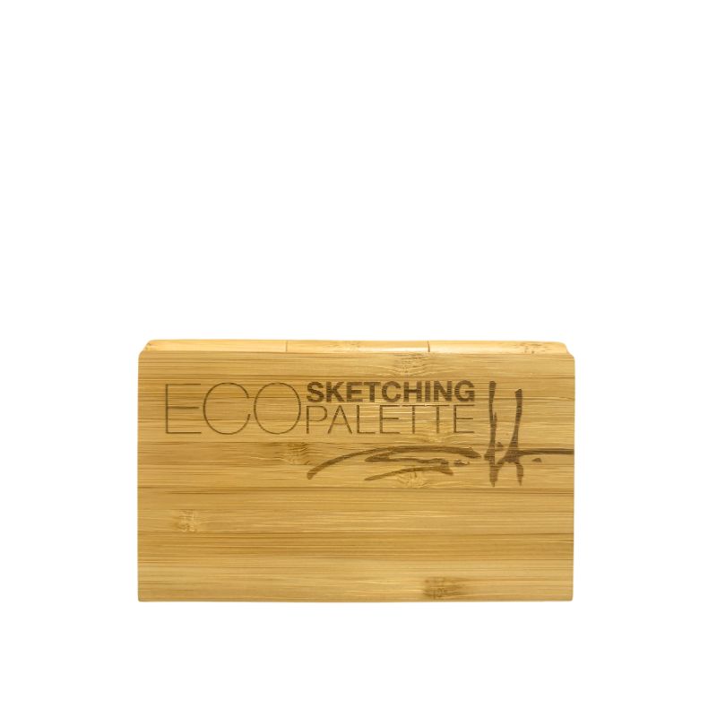 Coffret aquarelle vide de 8 emplacements Eco Sketching en bambou Michael Solovyev