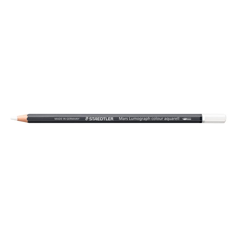 Blanc - Crayon aquarellable Staedtler Artist Mars Lumograph