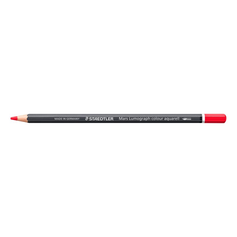 Rouge écarlate - Crayon aquarellable Staedtler Artist Mars Lumograph