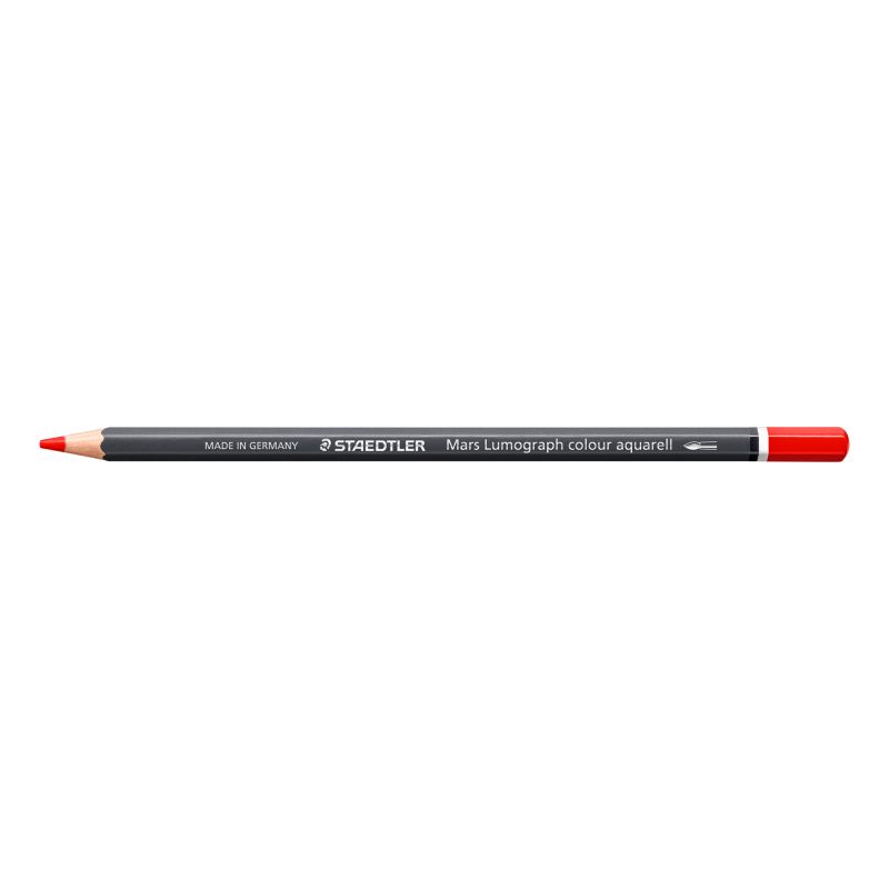 Vermillon - Crayon aquarellable Staedtler Artist Mars Lumograph