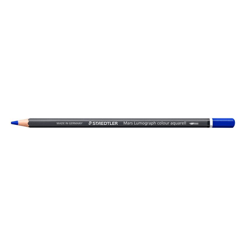 Bleu cobalt - Crayon aquarellable Staedtler Artist Mars Lumograph