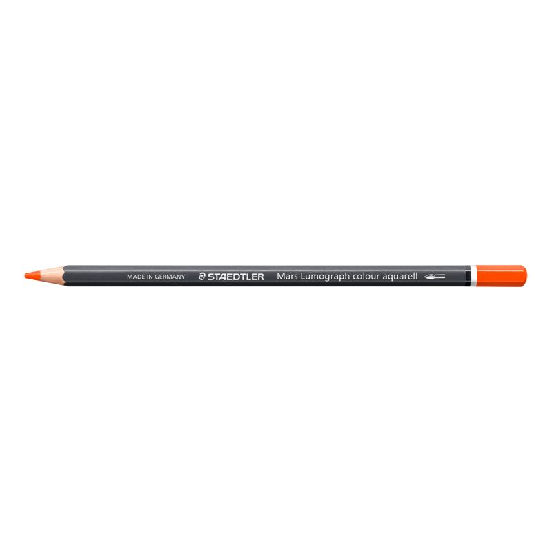 Orange rouge - Crayon aquarellable Staedtler Artist Mars Lumograph
