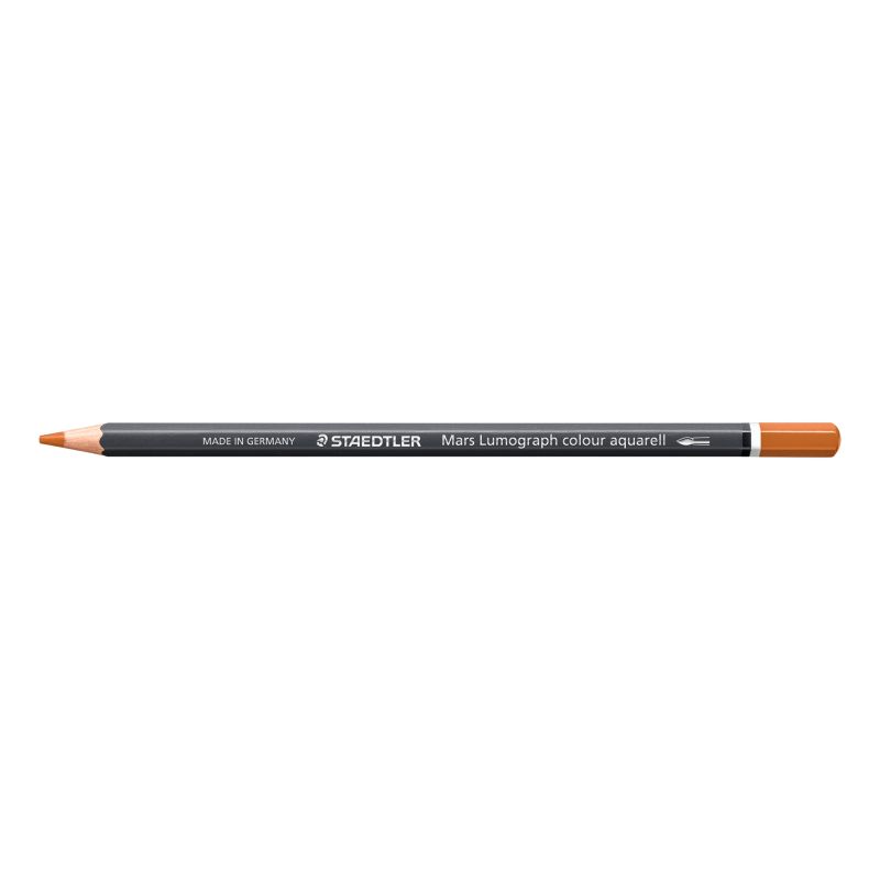 Terre de Sienne - Crayon aquarellable Staedtler Artist Mars Lumograph