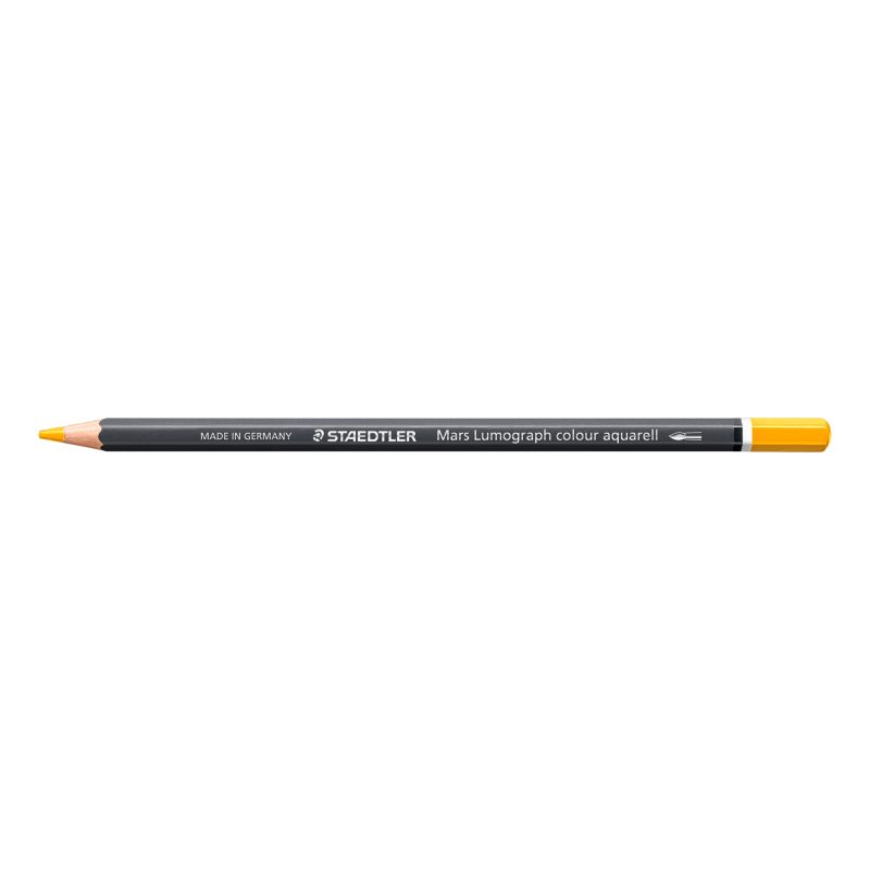 Jaune orangé - Crayon aquarellable Staedtler Artist Mars Lumograph