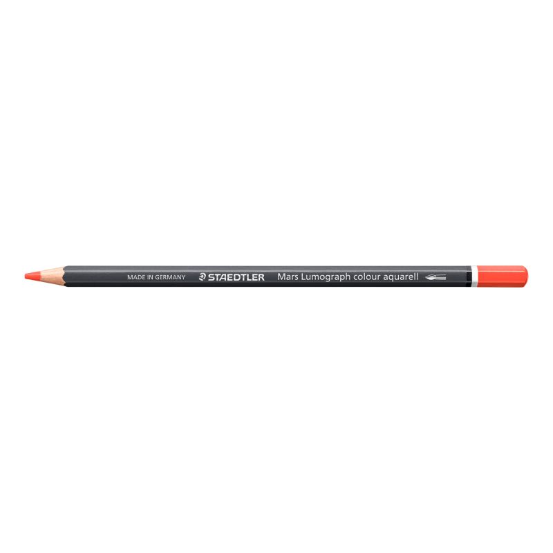 Vermillon pastel - Crayon aquarellable Staedtler Artist Mars Lumograph