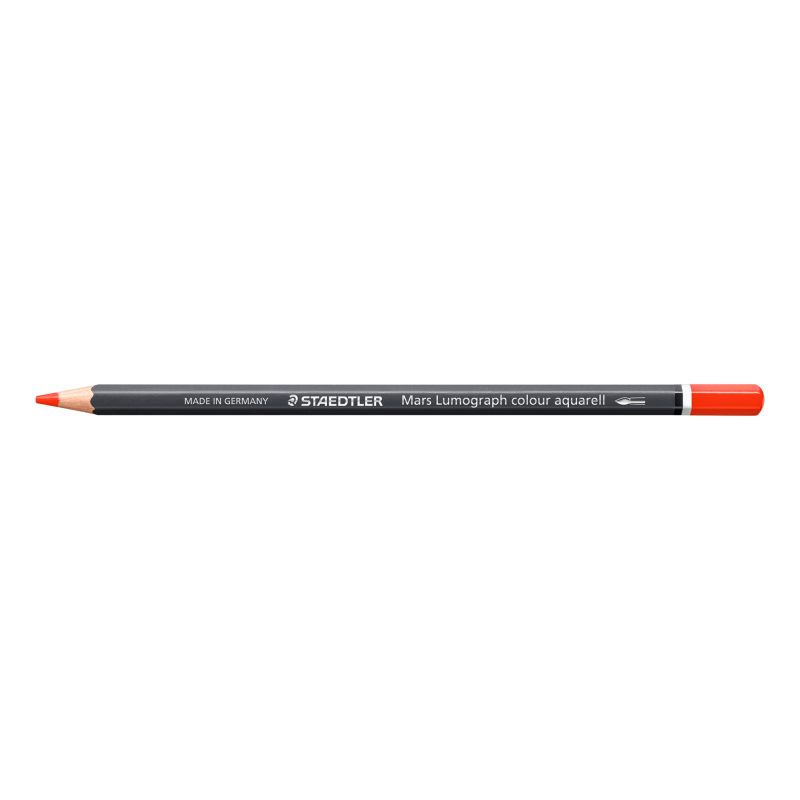 Vermillon clair - Crayon aquarellable Staedtler Artist Mars Lumograph