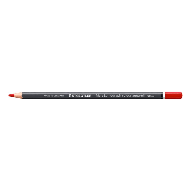 Vermillon foncé - Crayon aquarellable Staedtler Artist Mars Lumograph