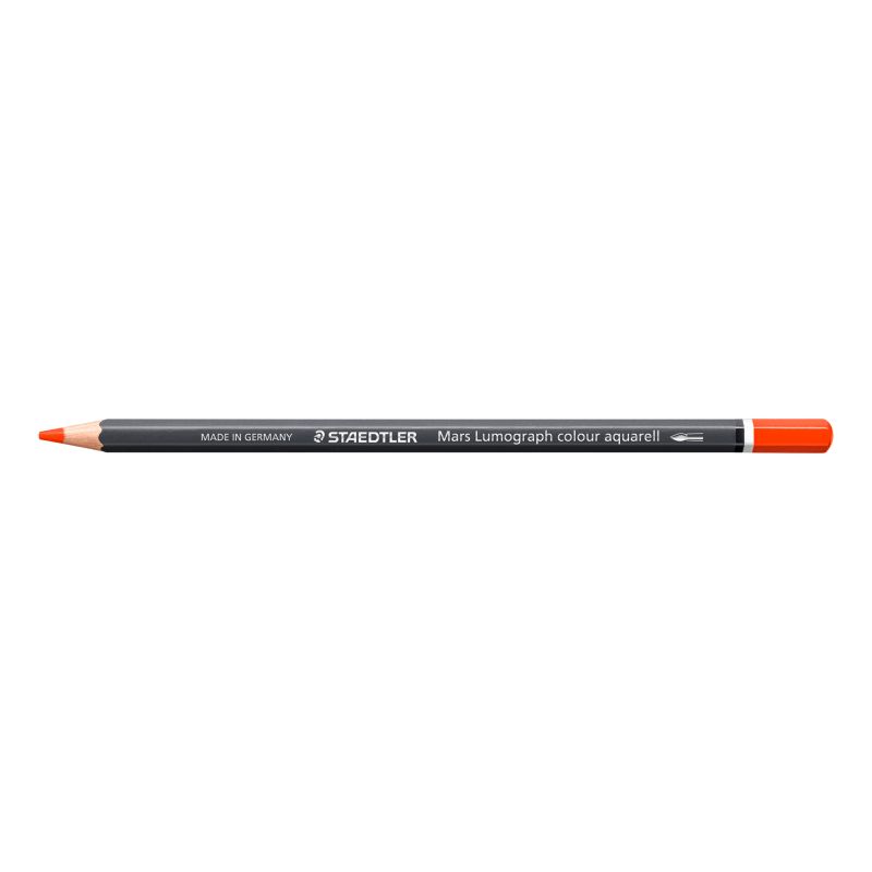 Orange rouge foncé - Crayon aquarellable Staedtler Artist Mars Lumograph