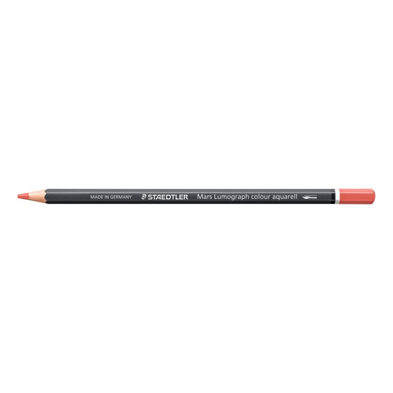 Rouge d'oxyde de fer clair - Crayon aquarellable Staedtler Artist Mars Lumograph