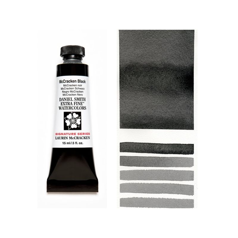Noir McCracken - aquarelle extra-fine Tube 15ml Daniel Smith