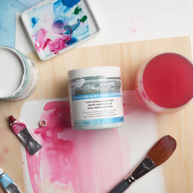 Apprêt multi-surfaces pour aquarelle blanc 250 ml Winsor & Newton