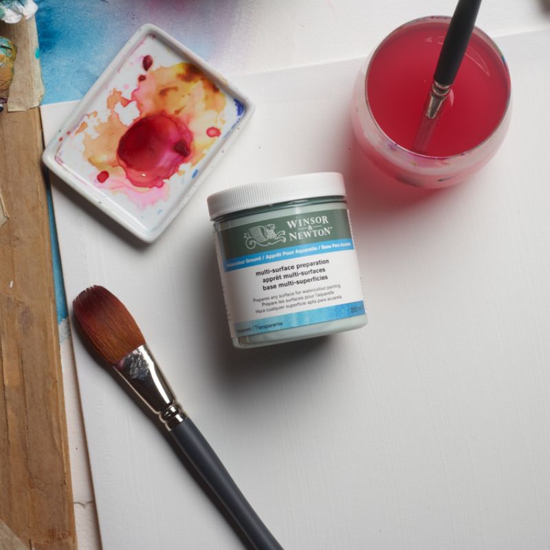 Apprêt multi-surfaces pour aquarelle transparent 250 ml Winsor & Newton
