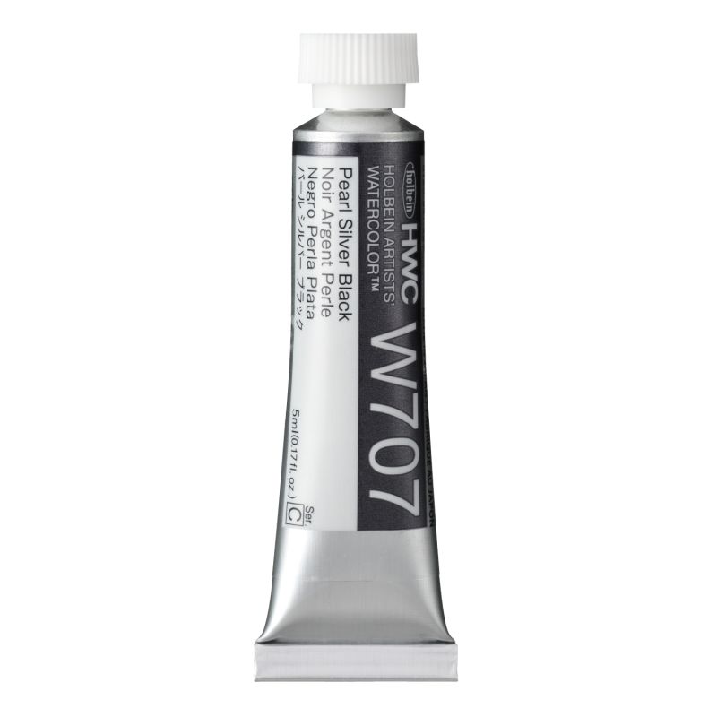 Noir argent perle - Aquarelle Tube 5ml Holbein Artists'