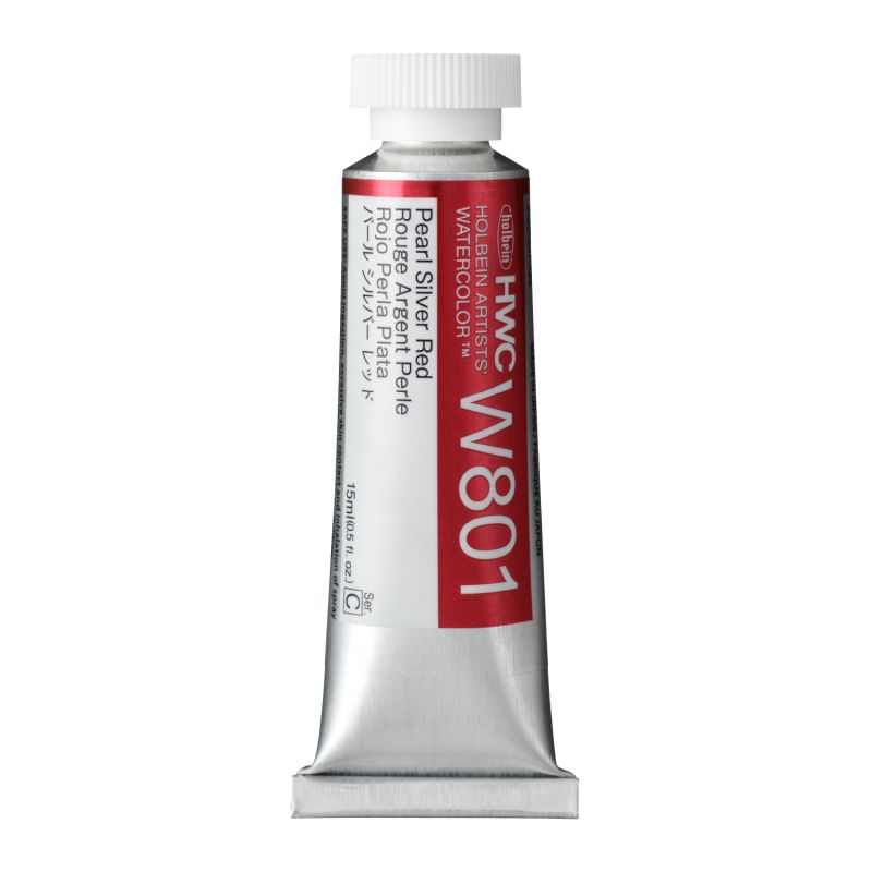 Rouge argent perle - Aquarelle Tube 15ml Holbein Artists'