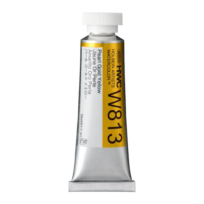 Jaune or perle - Aquarelle Tube 15ml Holbein Artists'