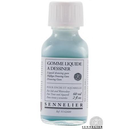 drawing gum coloré Sennelier flacon 60 ml 