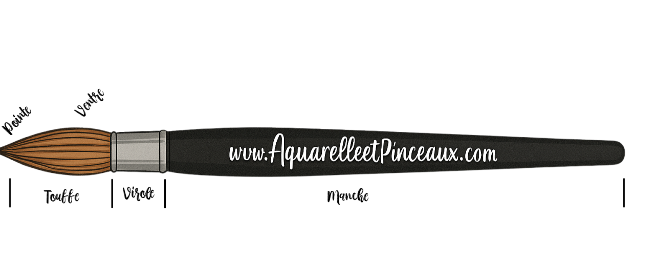 Raphael Pinceau Aquarelle Écureuil Synthétique Plat 20 - Rétention Exceptionnelle De Peinture